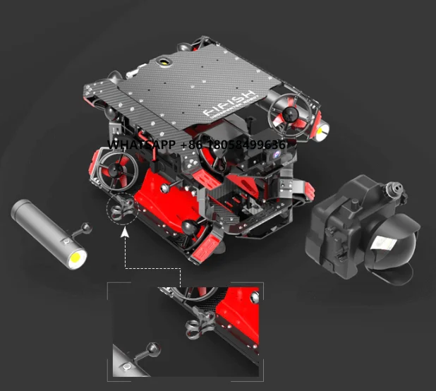 

Diving Drne Fifish ZEN1 Cinematic Underwater ROV With Immersive Control, Moves with Your Body