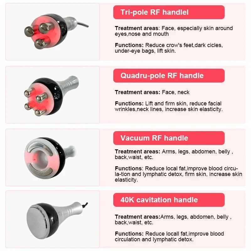 New 4 In 1 Laser Radio Frequency Rf 40k Cavitation Lipo Slimming Ultrasonic Liposuction Cavitation Machine For Spa Body Shape