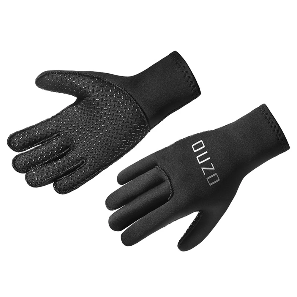 CR Super Elastic Diving Gloves, Silicone Anti-Skid Gloves, Winter, Swim, Snorkeling, Surfing Board, Warm and Wear-Resistant, 3mm