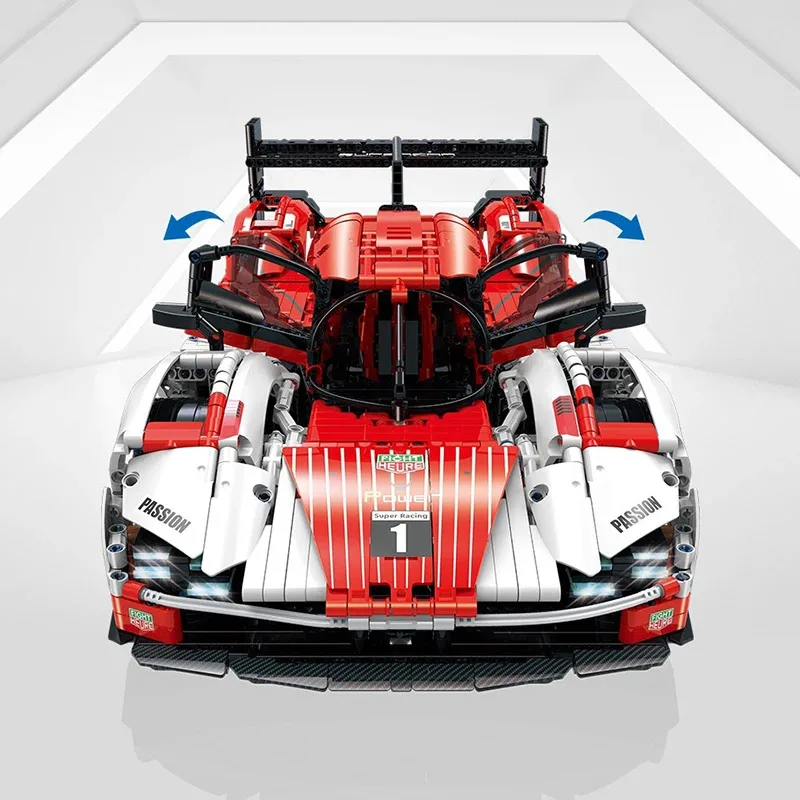 3460 pièces 1:8 blocs de construction de voiture de sport technique ensemble MOC 10615 idées créatives 963 modèle de supercar briques jouet pour enfants adultes cadeaux