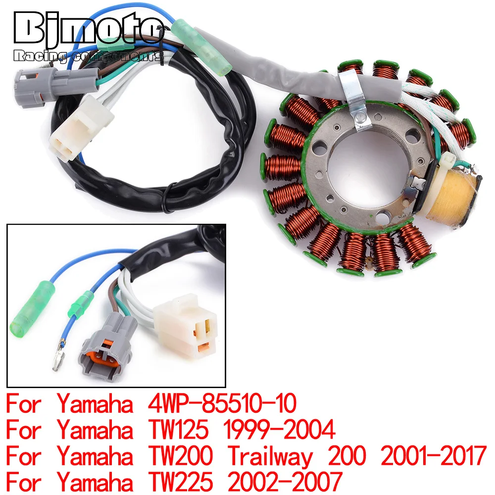 Stator Coil For Yamaha 4WP-85510-10 TW 125 TW 200 Trailway TW 225 TW-125 TW125 TW-200 TW200 TW-225 TW225