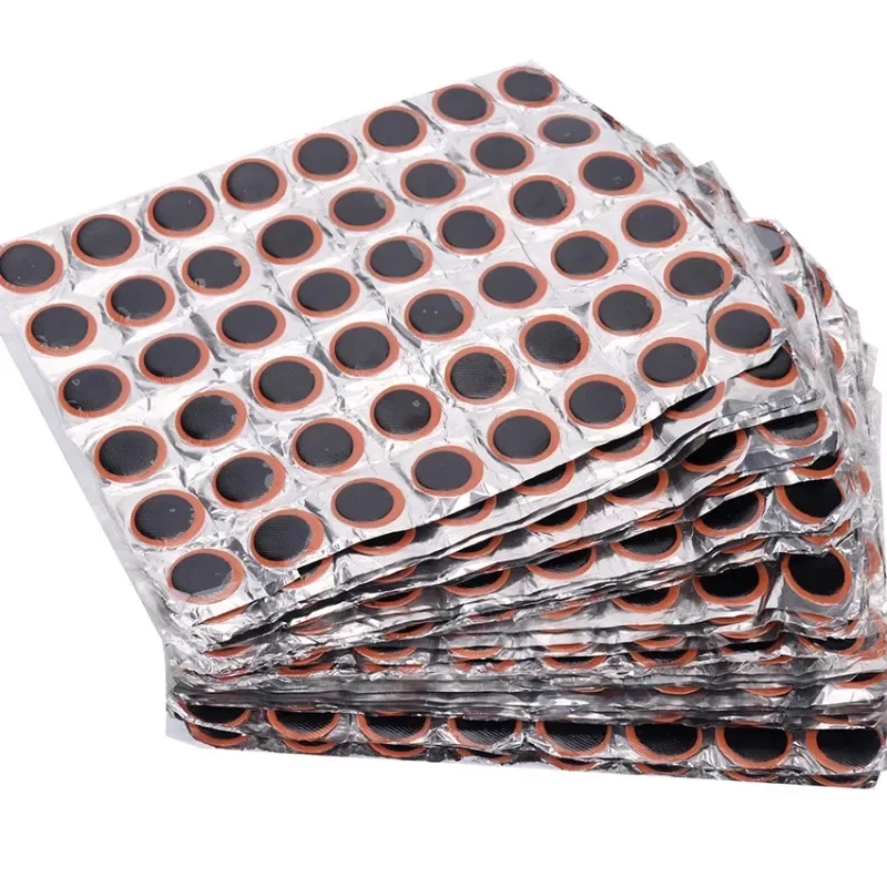 48Pcs Rubber Puncture Patches Bicycle Tire Tube Repair Kit No Glue Inner Tube Puncture Fix Tools Accessories view 5