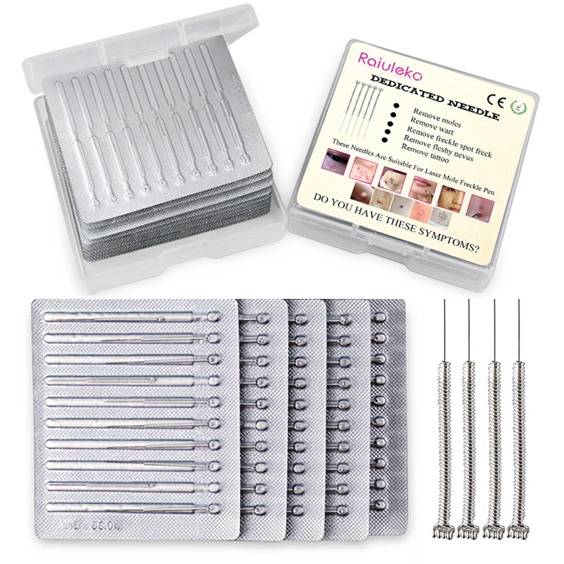 

100/200 шт., сменные иглы для плазменной ручки для удаления родинок на коже, иглы для удаления татуировок, лазерная машина для удаления веснушек