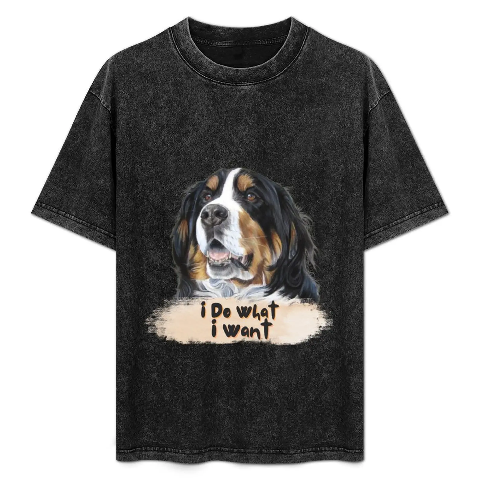 

I Do What I Want Bernese Mt. Dog 3 T-Shirt animal prinfor boys tops plus size tops mens graphic t-shirts