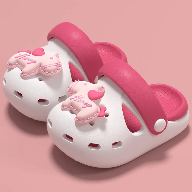 Summer Child Beach Sandals 2026 New Simple Children's Lightweight Single Shoes Casual Children's Slip Travel Walking Slippers