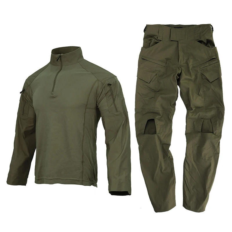 Emersongear Tactical E4 Combat Uniform Sets Mens Shirt Pant Tops Duty Cargo Trousers Suit Outdoor Hunting Training Milsim RG