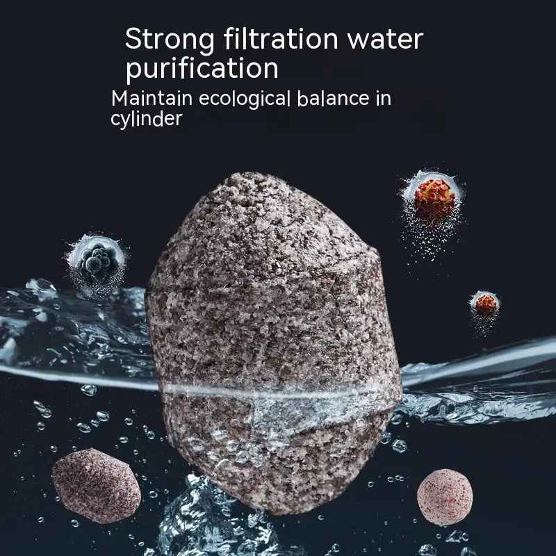 Hollow Quartz Ball Bacterial House Bubble Stone Nano-Culture Biochemical Ball Nitrification Bacterial House Filter Material