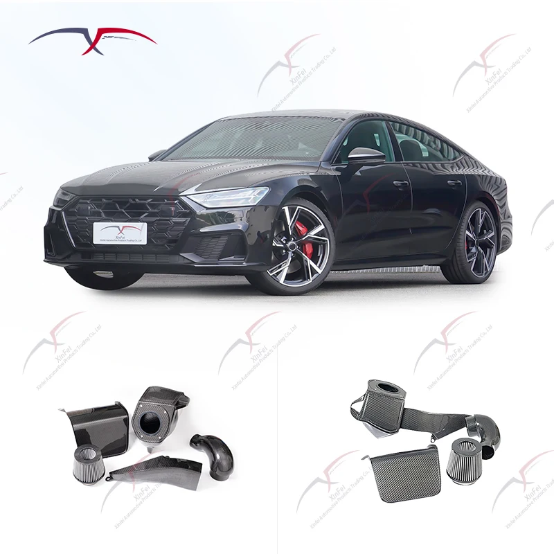 

Suitable for A6 A7 C8 3.0T Automotive Parts Carbon Fiber Cold Intake System Kit Cold Intake Filtration System