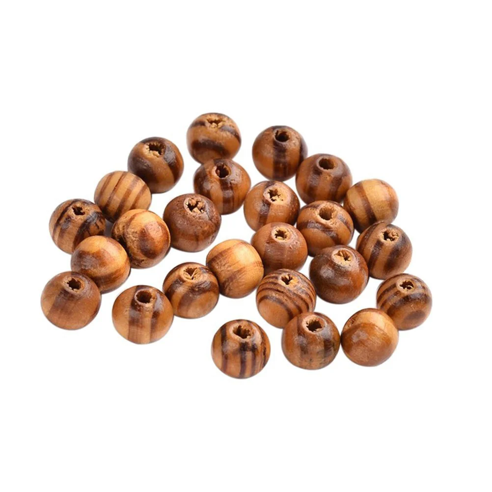 

300 Pcs Pine Wood Car Decor Disc Bamboo Cute Charms for Jewelry Making Wooden Beading