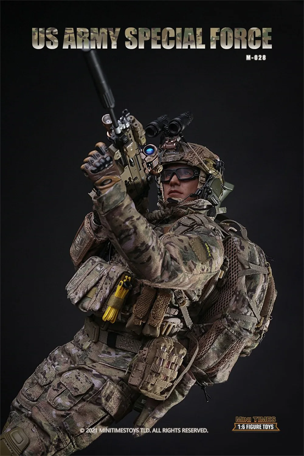 1/6th Mini Times M028 Forças Especiais do Exército dos EUA Salto Conjunto Completo Figuras de Ação Móveis Presente Para Fãs Colecionáveis