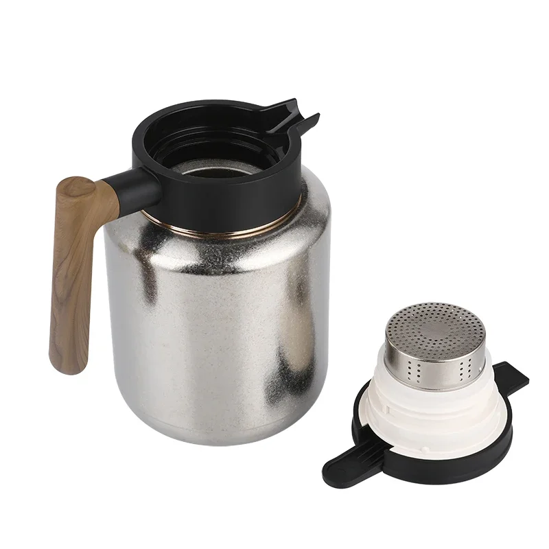 

Titanium Thermal Coffee Carafe Large Capacity Vacuum Insulation thermostat 51Oz / 12 Hour Heat Retention coffee pot thermos