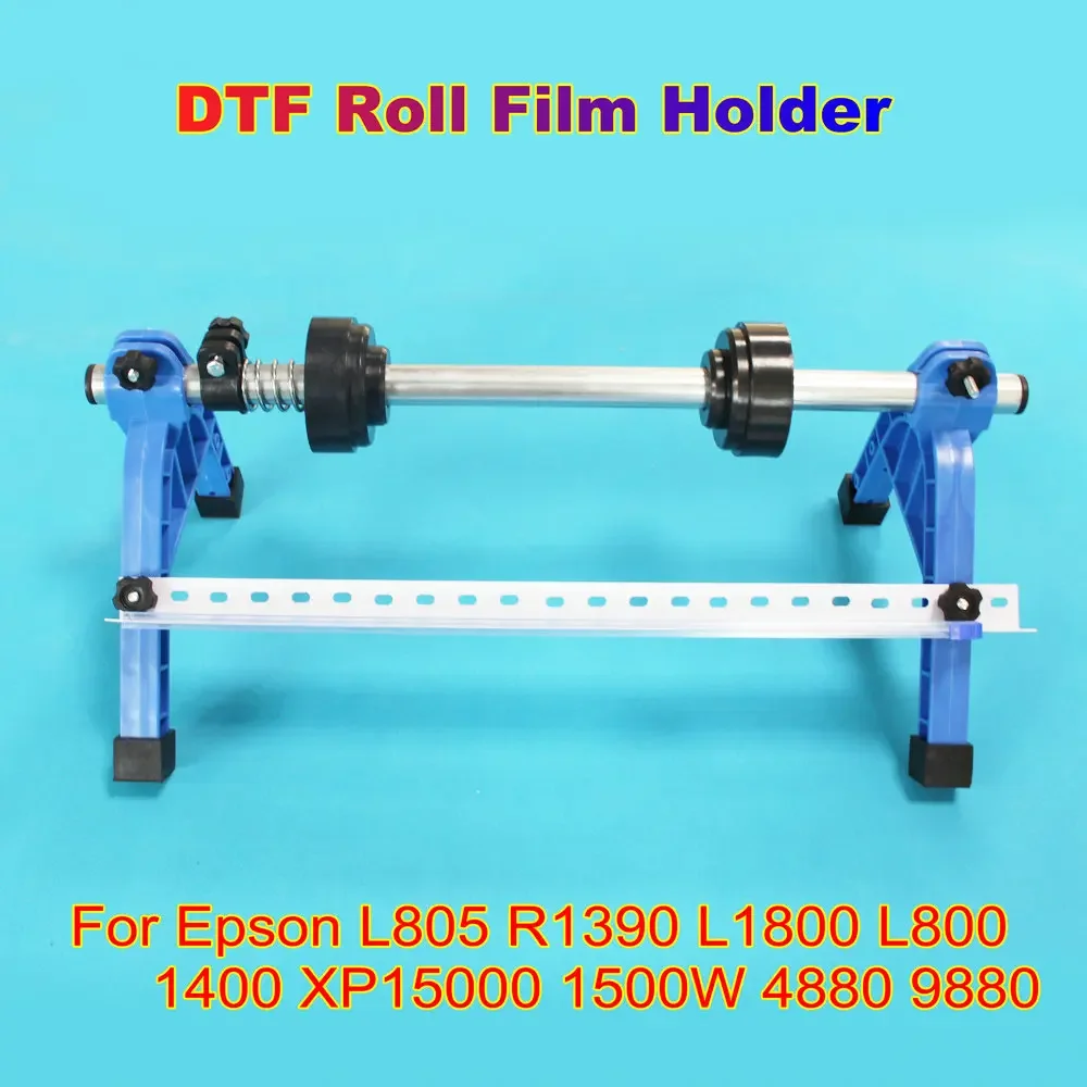 

L1800 Dtf Film Roll Holder For Epson Xp 15000 L800 L805 R1390 1400 1500W 4880 9880 Printer Roller Stand With Dtf Film Cutter Kit