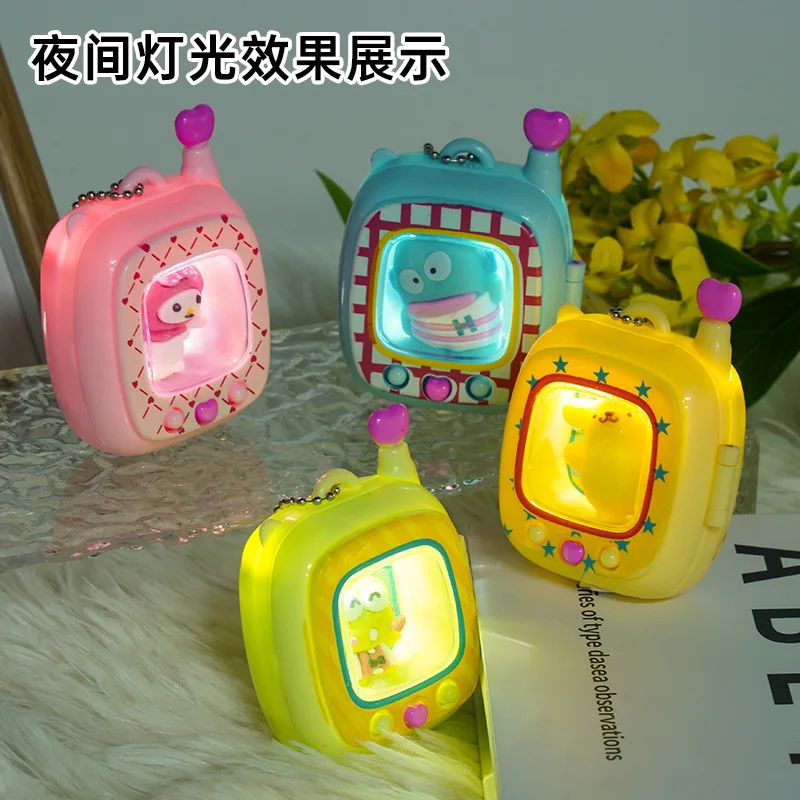 

Sanrio Hellokitty Family Series Mystery Box Stitch Replica Kulomi Piece Pendant Hello Kitty Doll Blind Box Trendy Toy Gifts