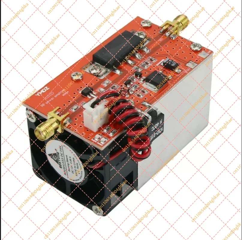 13W 350-480MHz UHF RF Power Amplifier for DMR Radio, Linear AMP Module with Active Cooling Kit