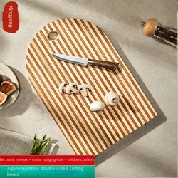 Bamboo home high quality multi-functional cutting board double-sided cutting board bamboo cutting board creative