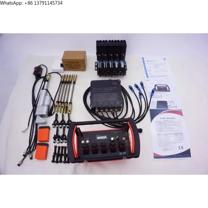 2026 New 5-Joint Wireless Proportional Remote Control Kit, suitable for truck cranes/drilling rigs/skid steer 2