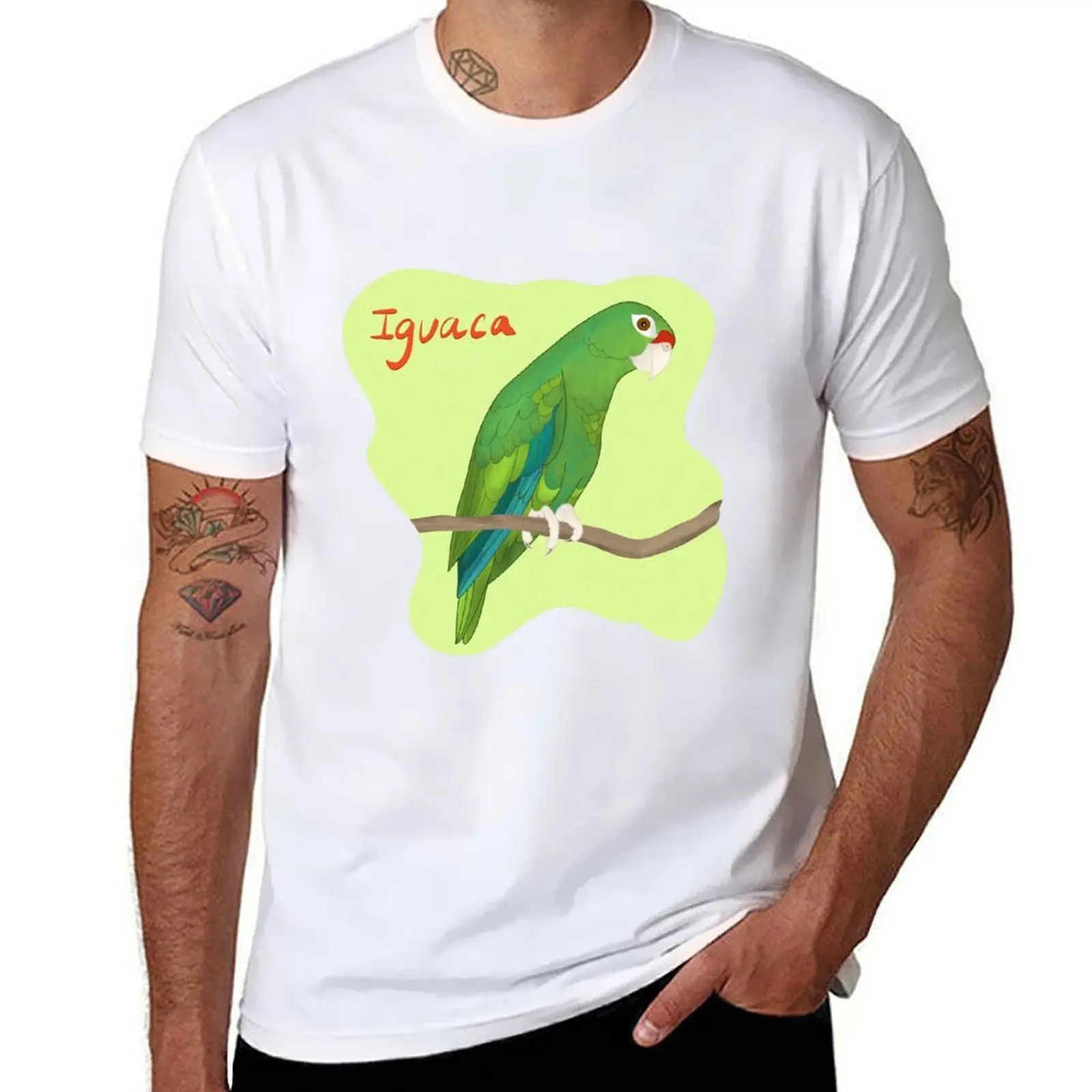 

Iguaca (Puerto Rican Parrot) T-Shirt anime t shirts oversize funny t shirts cotton T-Shirt