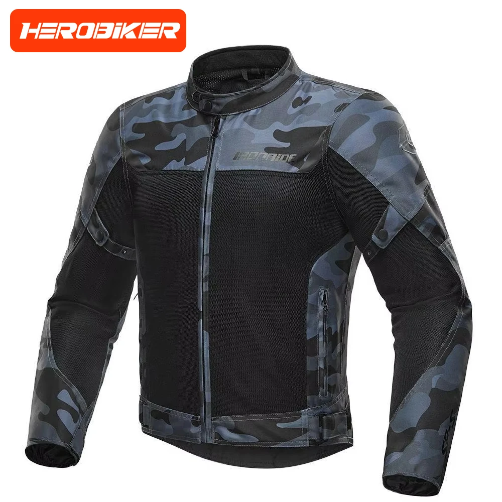 

Summer Breathable Breathable Motorcycle Riding Jacket New Motorcycle Off-road Camouflage Wear-resistant Bicycle Jacket