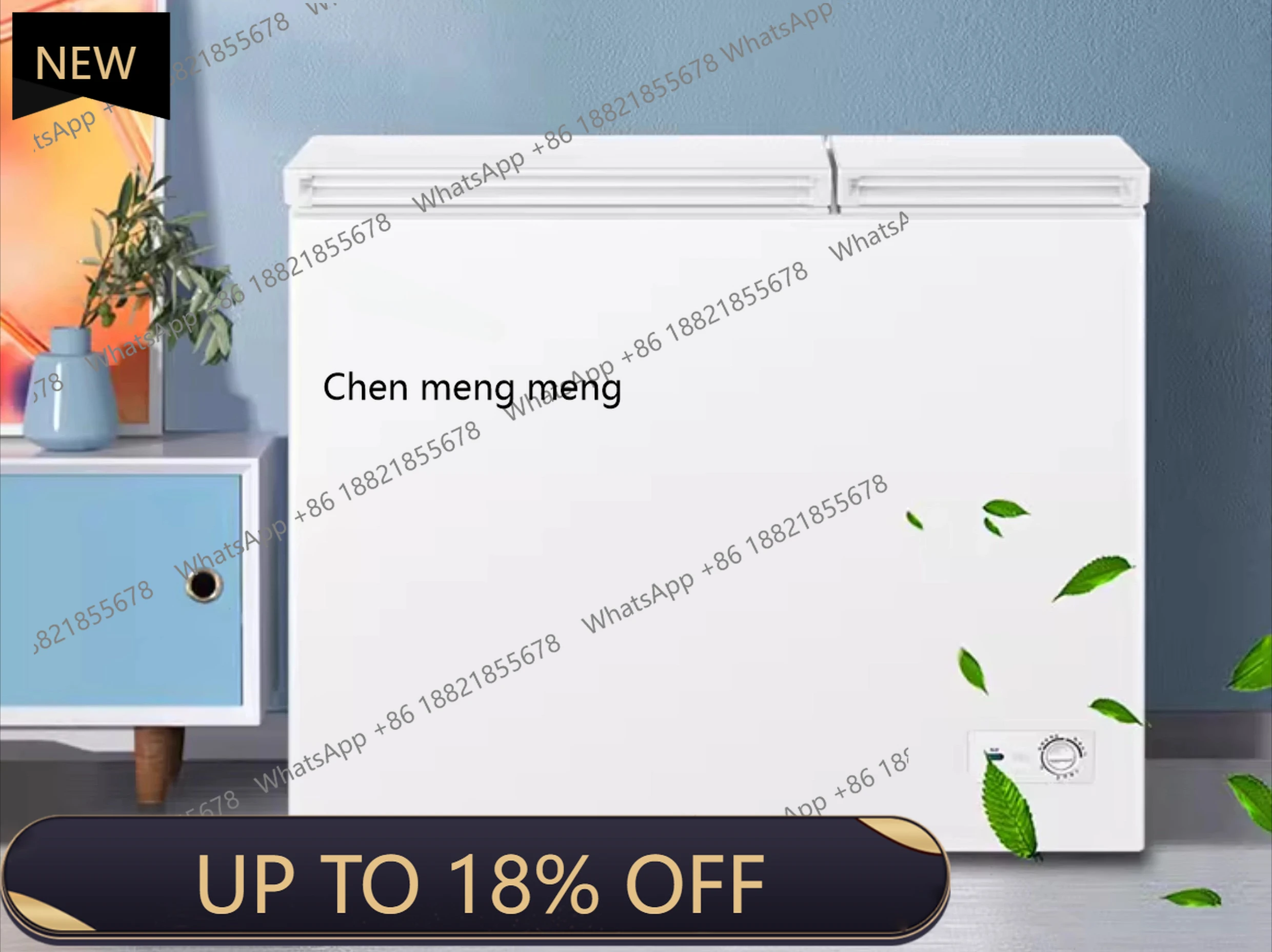 

Z189 a01 Freezer Dual Temperature Dual Chamber Household Small 212L L Refrigeration Freezing Dual-use Freezer