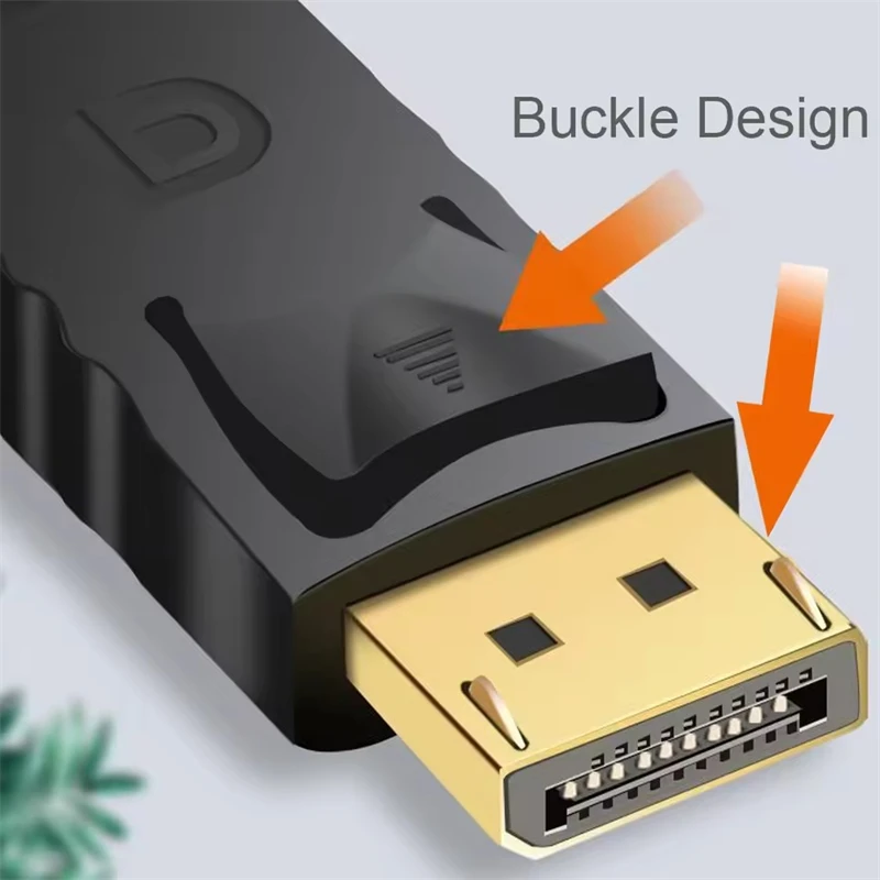 4K DisplayPort إلى HDMI متوافق محول موصل DP ذكر إلى HDTV أنثى محول Vidio الصوت الجلاد كابل للكمبيوتر التلفزيون المحمول