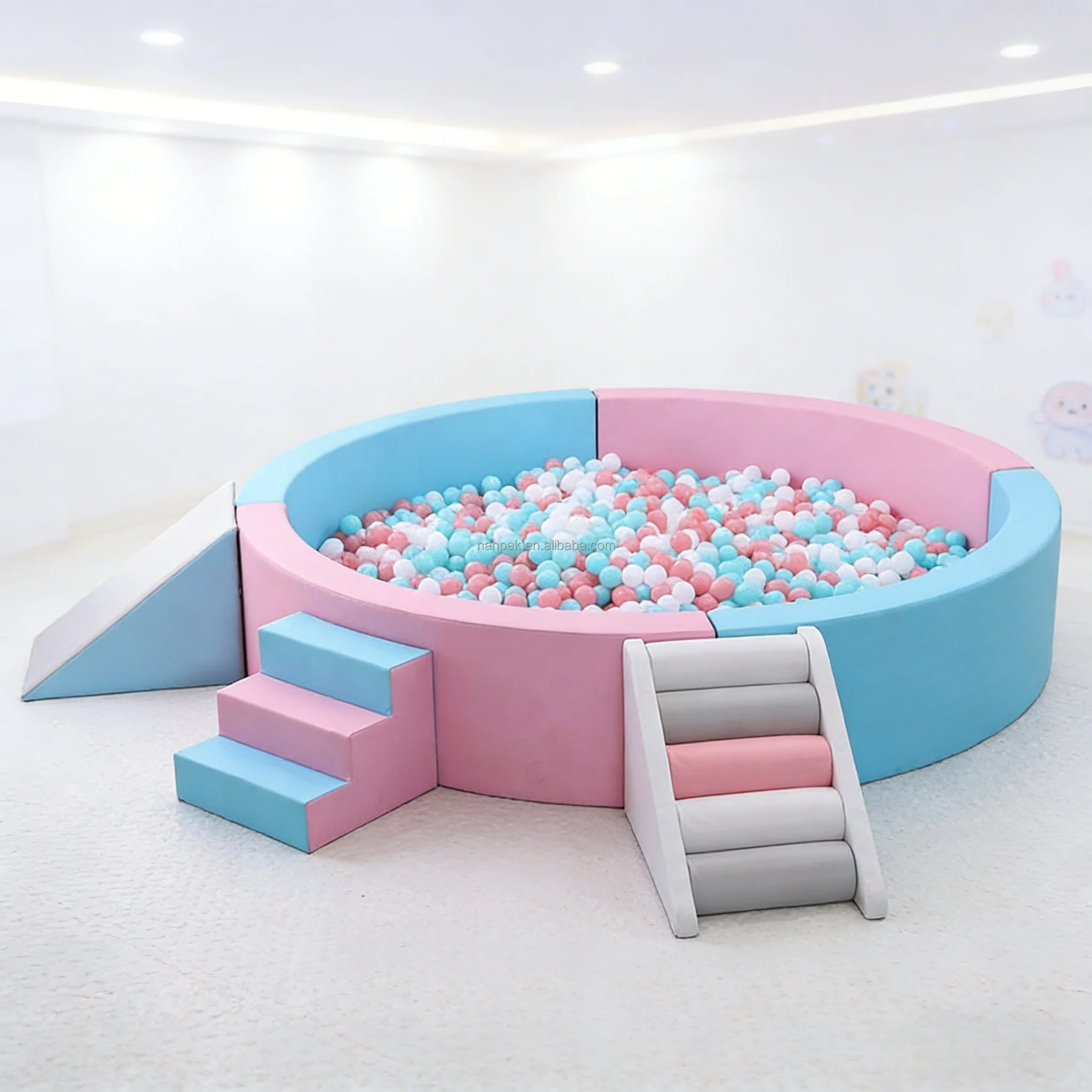 

Soft Play Kids Rainbow Ball Pit Non Toxic Commercial Soft Playground Ball Pit Party Rental Play Area Equipmentpromote sales