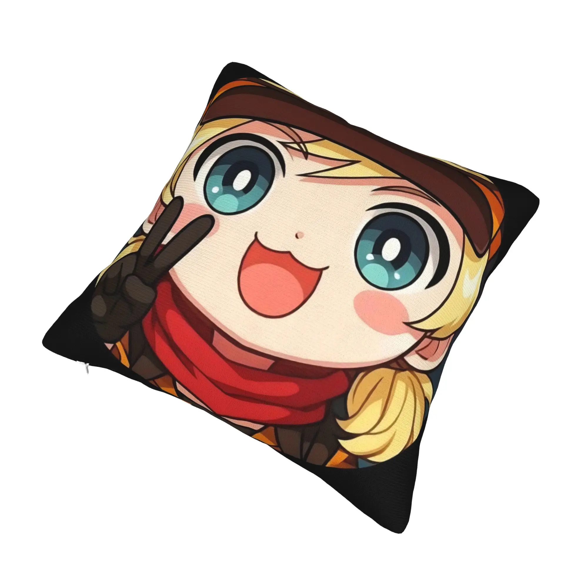 Decorative Pillowcases Trickcal C-Chibi Go Games Accessories Home  Pillow Case Cover Zipper Multiple Sizes