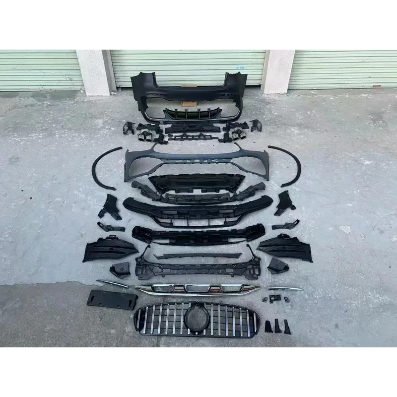 

X253 2016-2019 Old to New 2020-2022 Body Kit GLC Class X253 SUV GLC200 GLC300 Car Bumper LED Headlight Tail Lamp