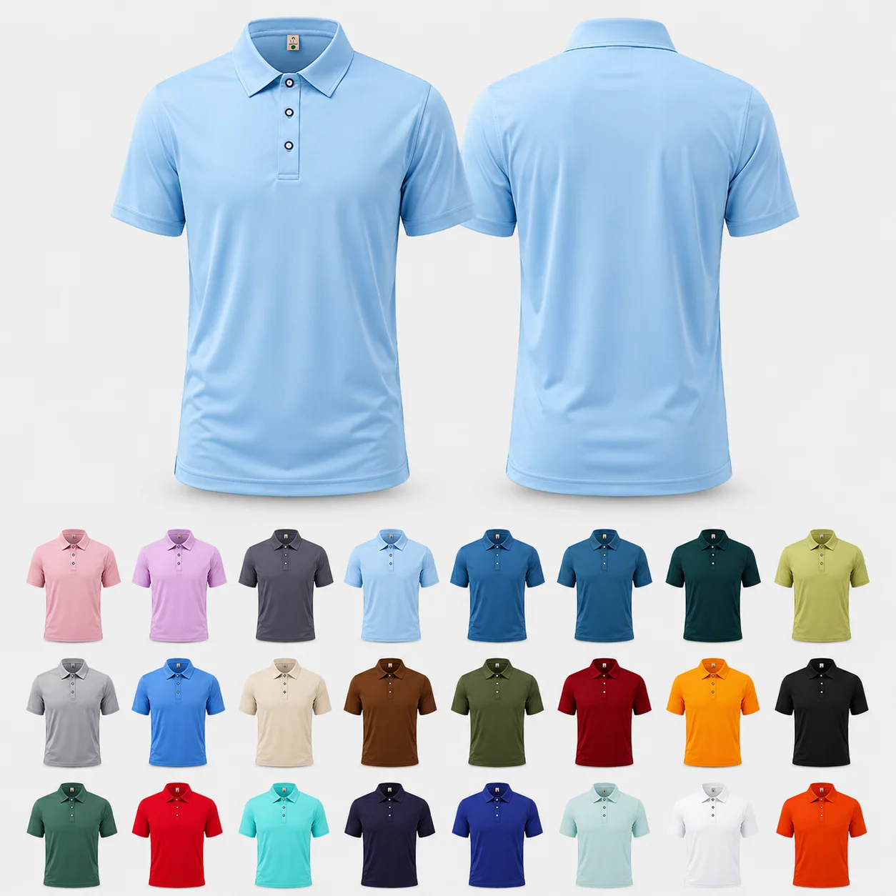 Summer Golf Clothing - Men's Breathable Business Casual Polo Shirt