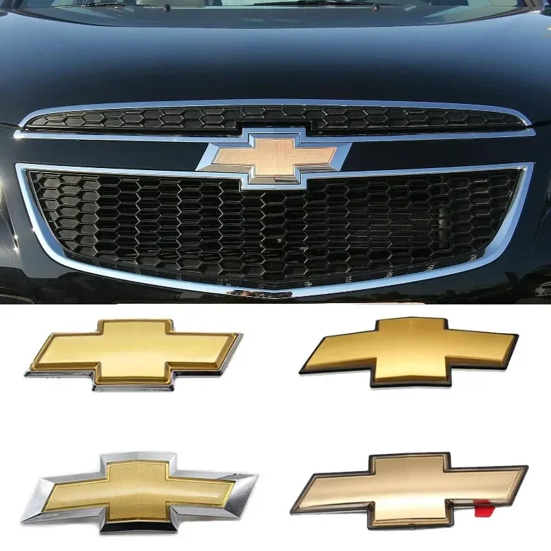 ABS سيارة الجبهة الخلفية شعار ملصق الجذع الأسود شعار لشروليه شارة أبيكا 2003-2011 شرارة أفيو كابتيفا 2008-2010 اكسسوارات