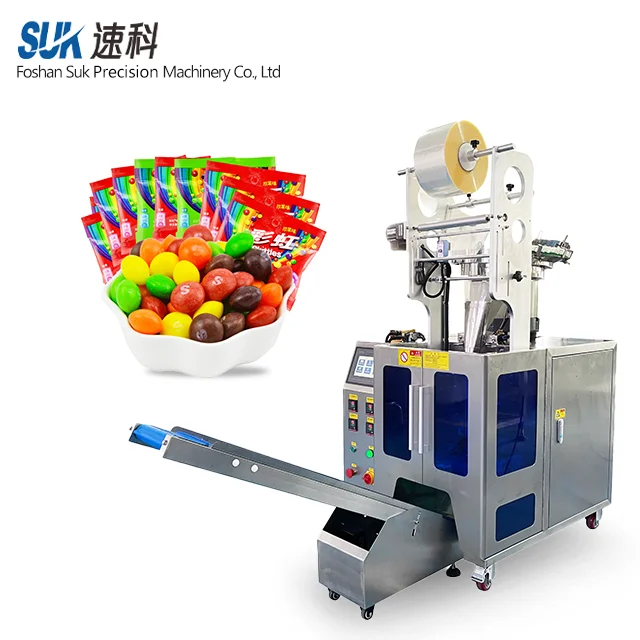 

Small Food Pouch Vertical Packing Machine Soft Candy Gummy Bear Nuts Counting Packaging Machine Hardware Screw