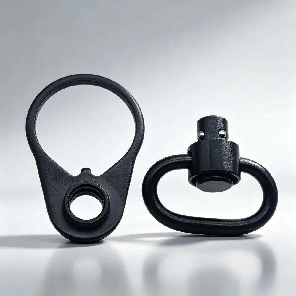 Tactical QD Quick Detach Sling Swivel Rifle Gun Sling Swivels Mount Adapter for Hunting Shooting