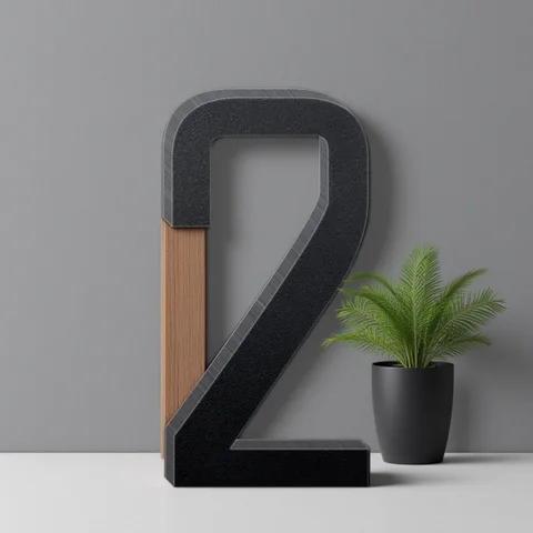 10-22인치 대형 플로팅 금속 주택 번호, 야외 현대 주택 번호, 금속 주택 번호, 검정색 주택 주소 문자 및 n