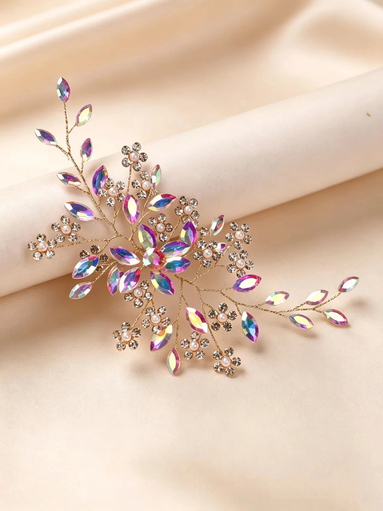 진주와 라인스톤 장식이 있는 부드러운 핑크 크리스탈 신 - Wedding Dress Supply 리뷰 및 가격