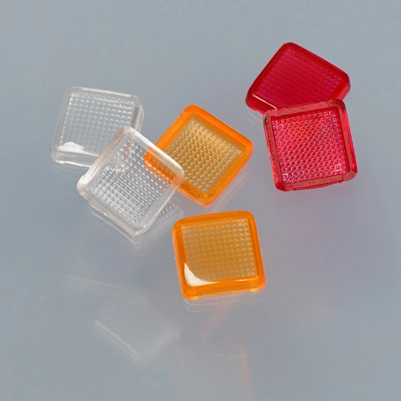 1 Set Plastic Square Tail Light Piece for 1/14 Tamiya RC Truck Car Scania 770S BENZ 3363 VOLVO FH16 MAN Diy Parts Toys