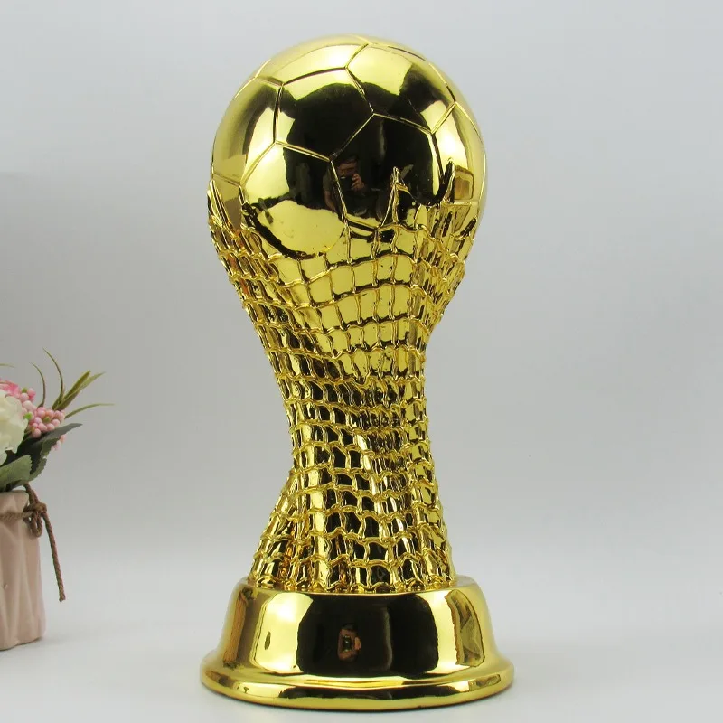 

School Sports Meeting Football Match Best Player Trophy Golden Ball Football Match Souvenir 20 24 28cm