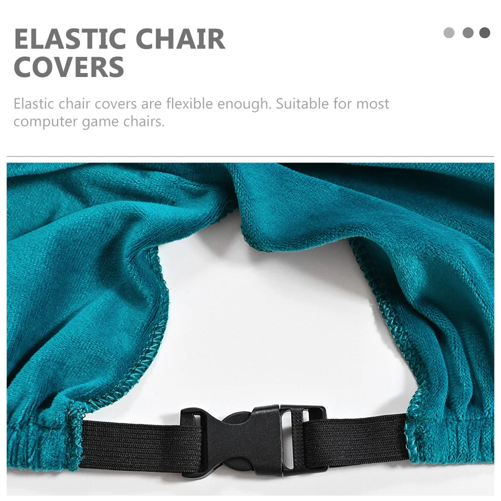 

1Set Gaming Chair Cover Protective Elastic Stretch Slipcover for Office Computer Swivel Armchair Seat Cover Chair Slipcovers