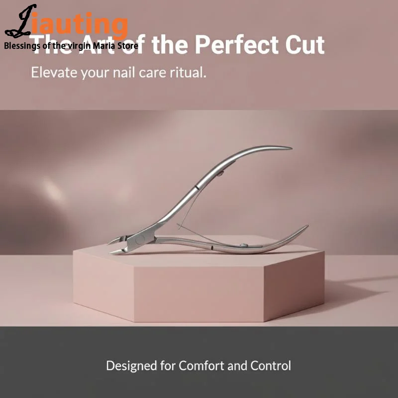 Travel Size Stainless Steel Cuticle Nipper 1Pcs Safe Ingrown Toenail Clipper for On-the-go Nail Care