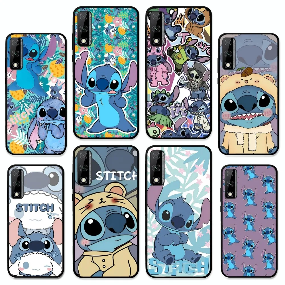 Super Cute Stitch Phone Case For Huawei Y9 6 7 5 Prime Enjoy 7s 7 8 Plus 7a 9e 9plus 8E Lite Psmart Shell