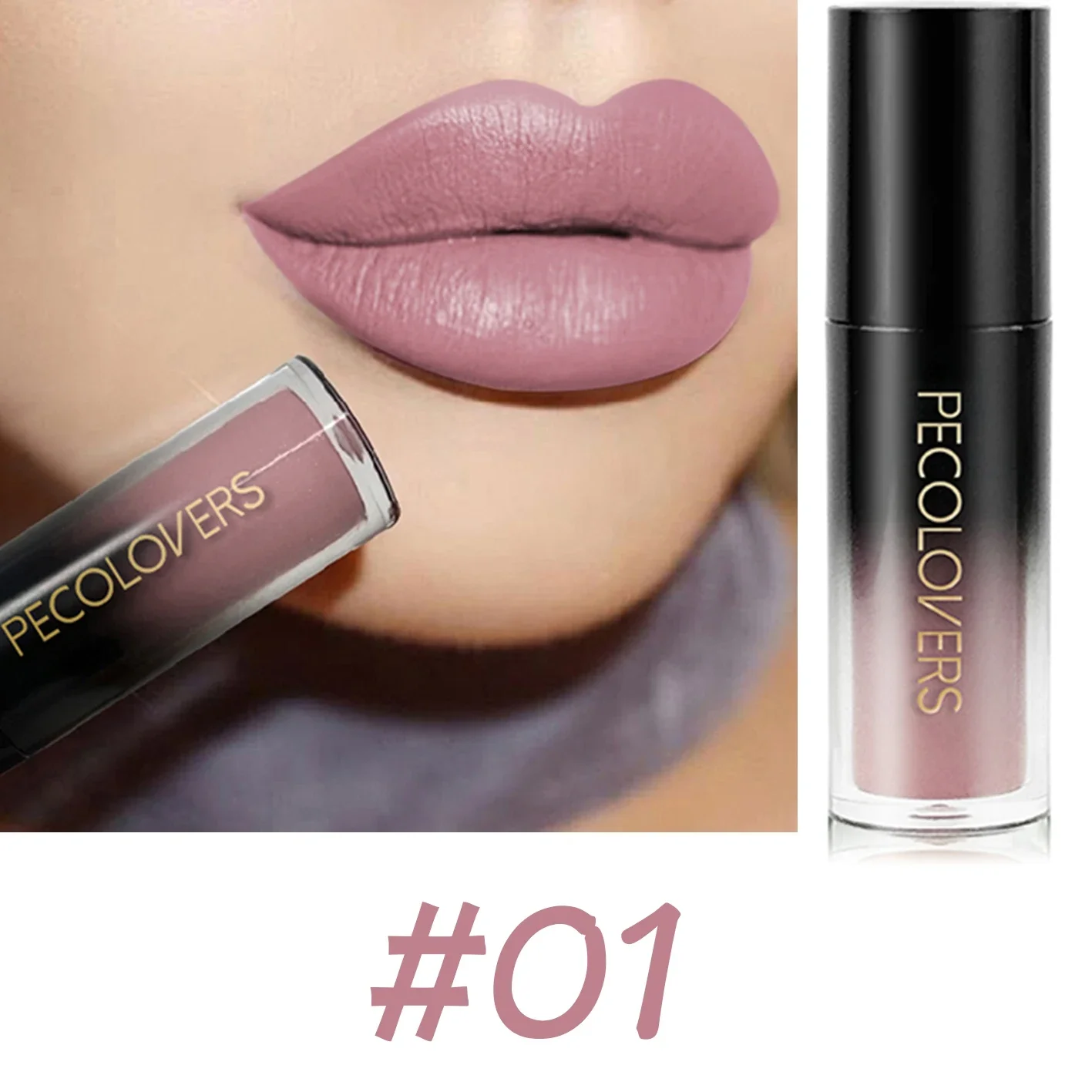 Multi-color Velvet Moisturizing Liquid Lipstick Red Waterproof Long-lasting Non-stick Cup Color Lipstick