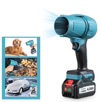 Cordless High Power Turbo Jet Fan Fan 700W/300W Electric Wireless Air Blower Violent Car Pet Dryer for Makita 18V Battery