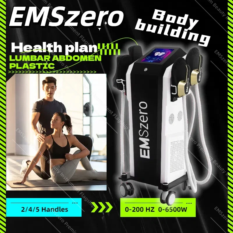 EMSZERO NEO 6500W 15TESLA Uses RF And HIEMT Technology Conduct Muscle Building Lose Weight Fitness Body Shaping Buttocks Lift