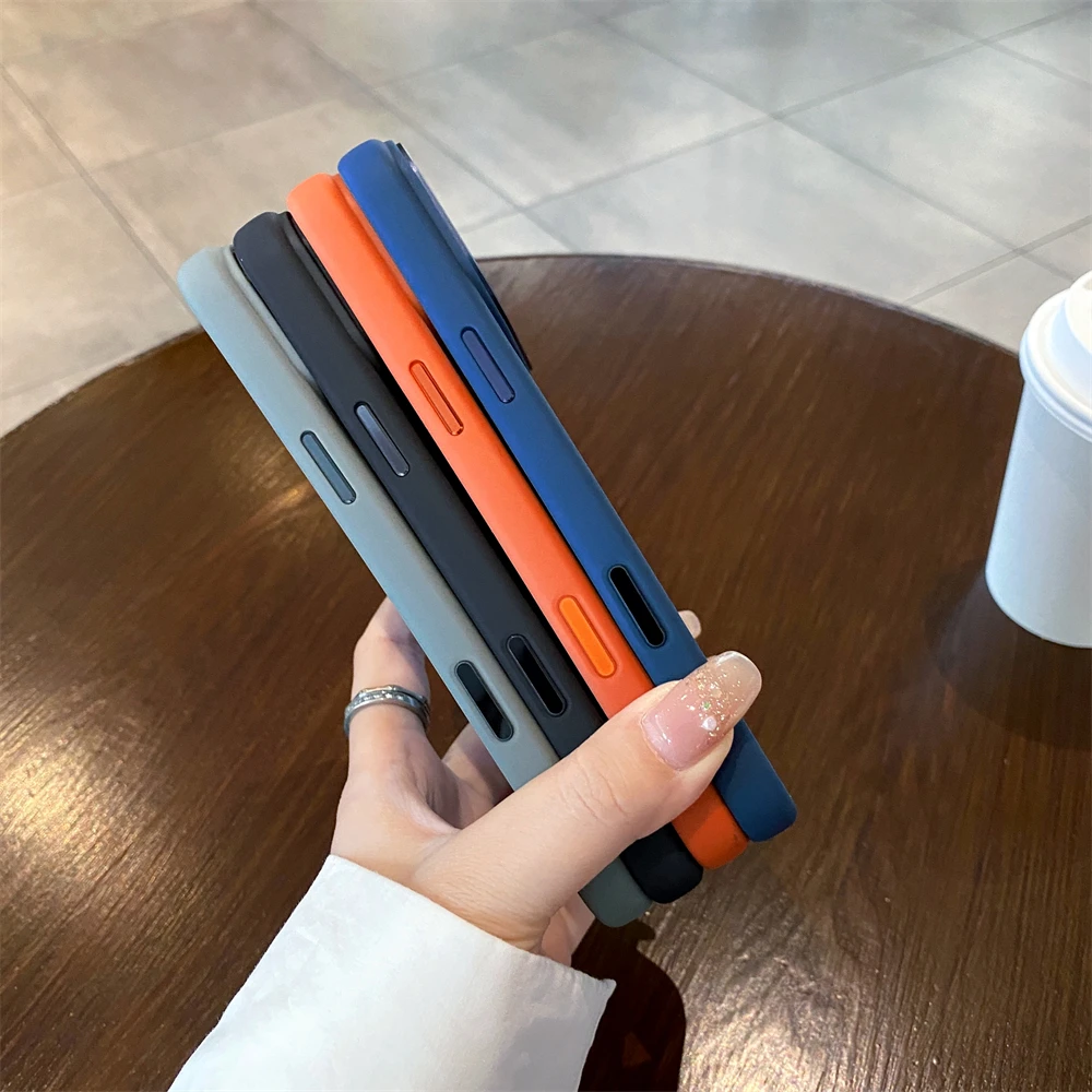 حافظة لهاتف آيفون 17 16 15 14 برو ماكس من البولي يوريثان الحراري لهاتف Magsafe شحن لاسلكي حماية الكاميرا غطاء خلفي ممتص للصدمات