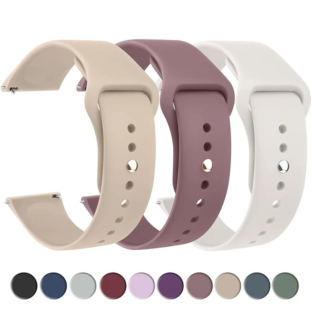 20mm 22mm Strap For Samsung Galaxy watch 4/5/6/7/FE/Pro/Classic/44mm 40mm bracelet for Amazfit active 2/gtr 3/gtr 4/2/bip 5 band