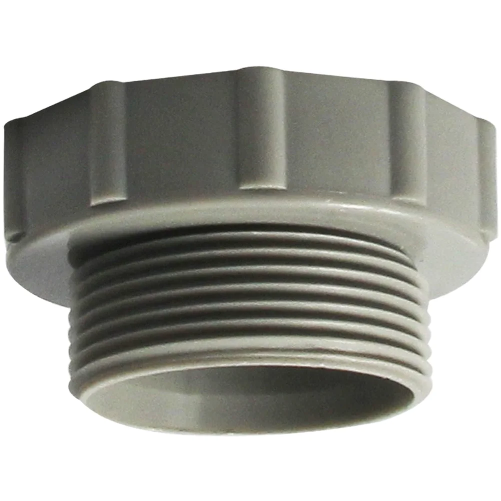 Sink Drain Reducer Fitting PP 2 inch to 1.5 inch Female to Male Thread with Sealing Washer for Leak Prevention