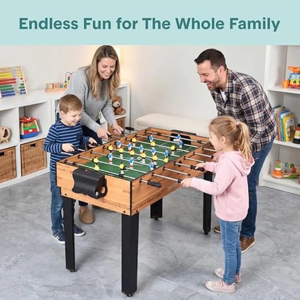 4 in 1 Multi Game Table 48 Inch Foosball Air Hockey Pool Table