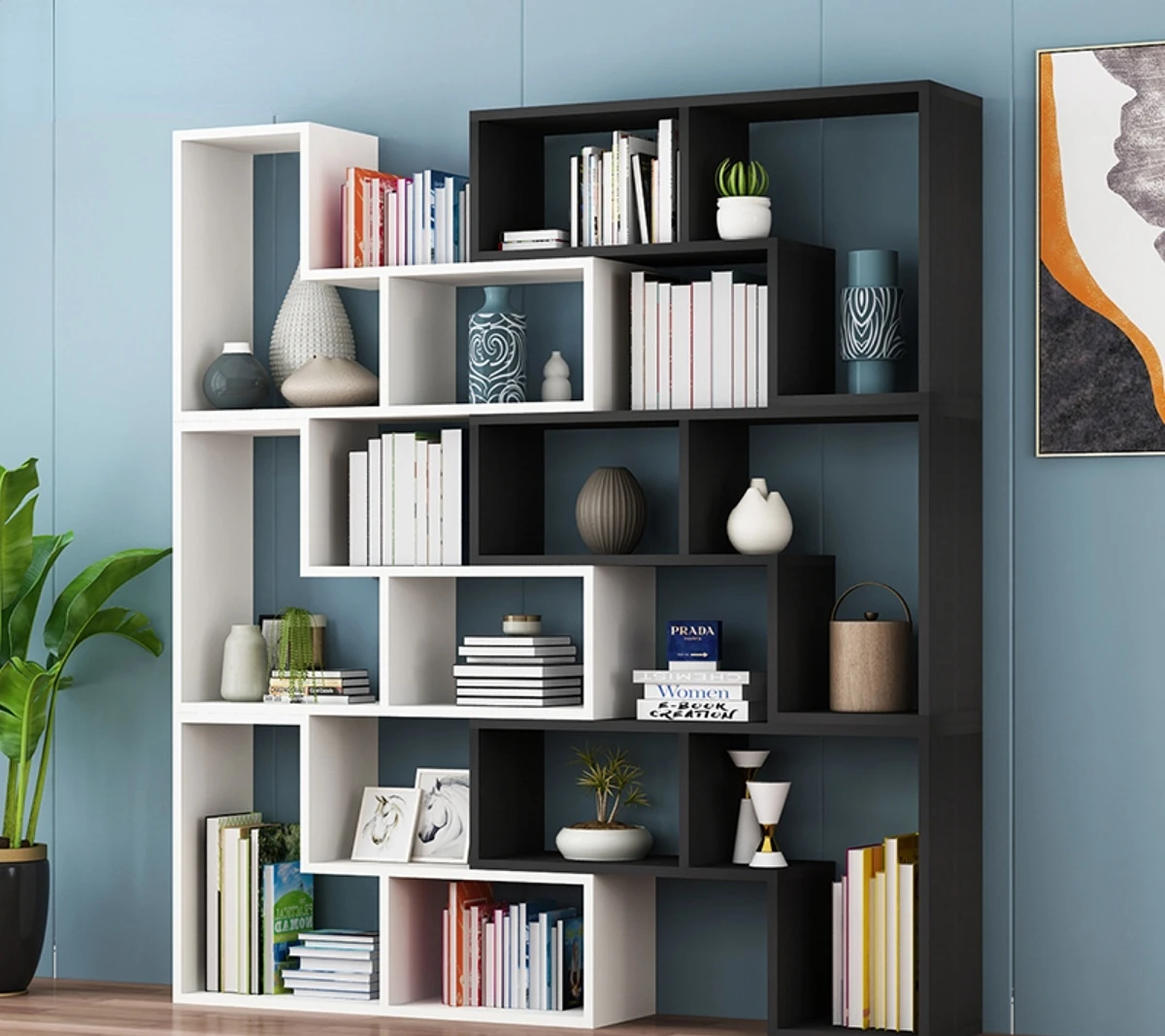 Combined Bookcase Bookcase Corner Bookshelf Easy Shelf Display Rack