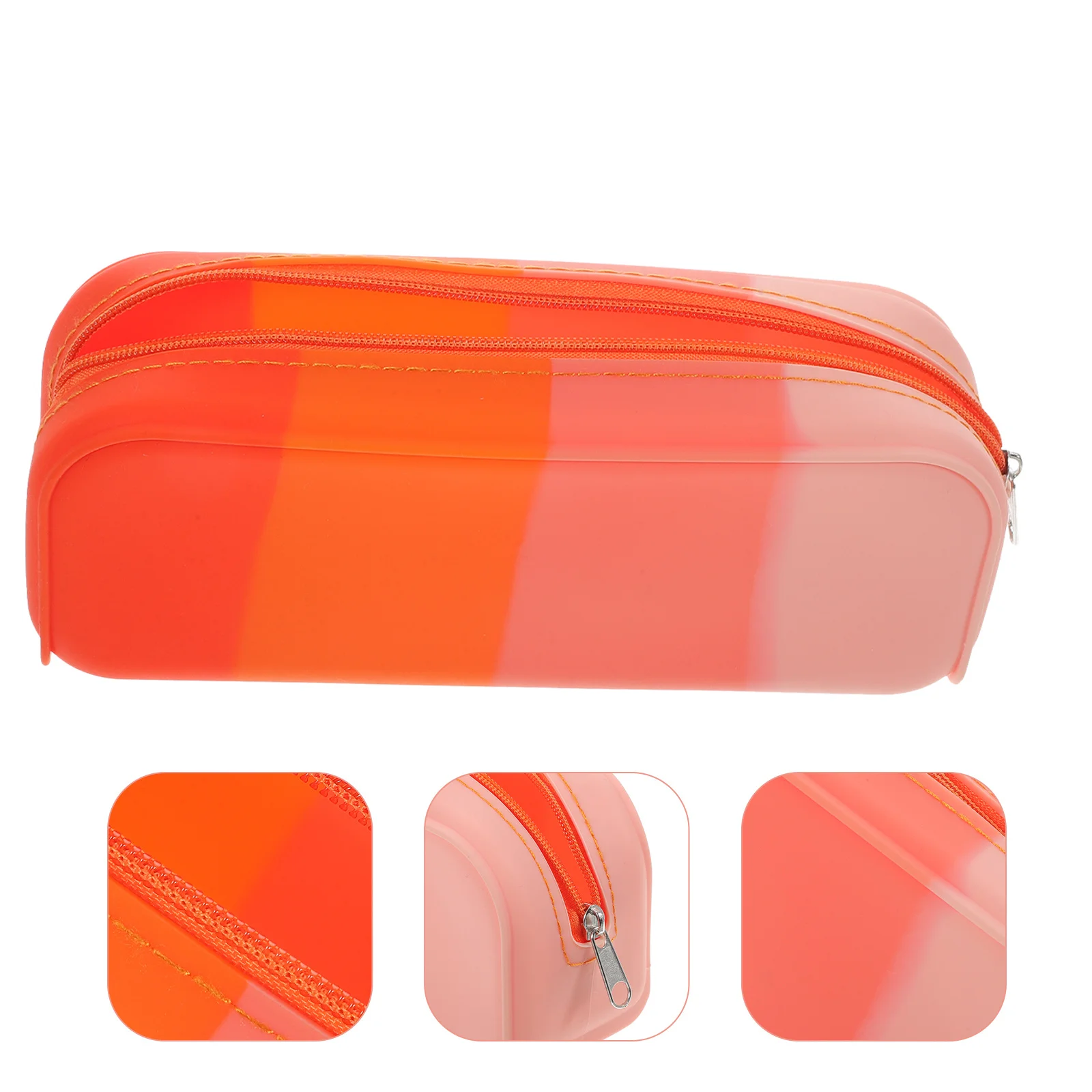 

Large Capacity Lovely Silicone Pencil Case Portable Pencil Bag Cute Pen Pouch for School Candy Color Stylish