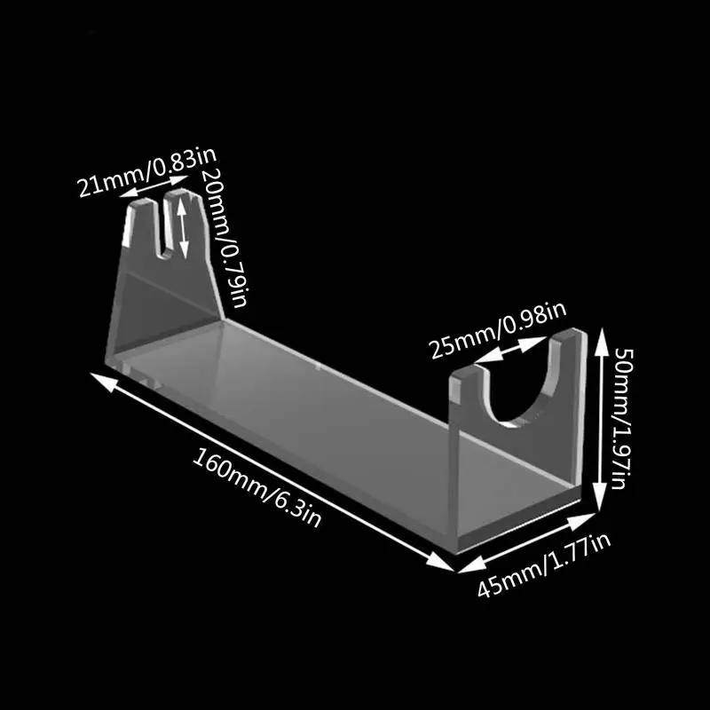 Acrylic Display Stand Knives Holder Cutter Display Holder Collection Rack Transparent Cutter Holder Knives Collection Display