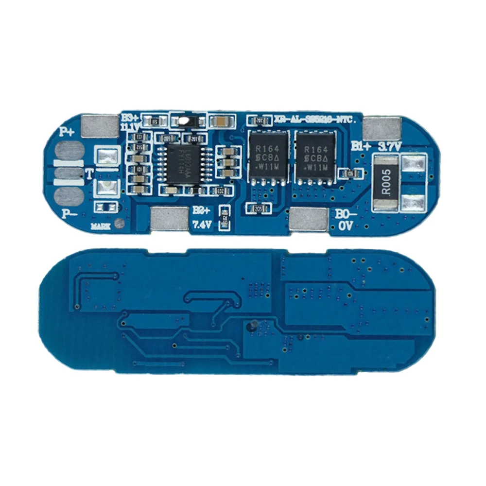 Li-ion Bateria Carregamento Proteção Board, Battery Balancer, Power Bank Equalizador de Carga, 18650, 3S, 8A, 11.1V