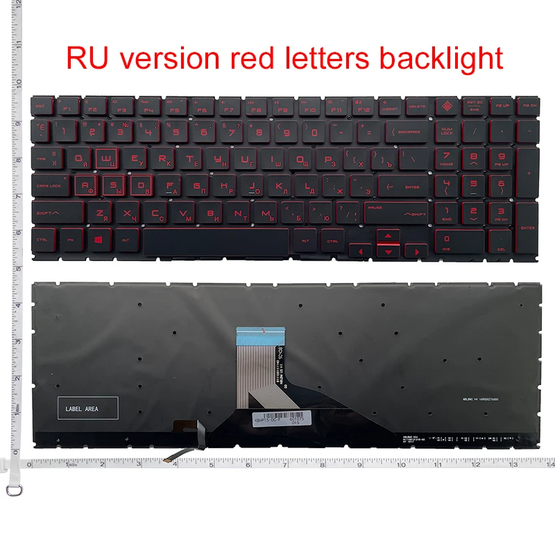 US/RU/SP RGB Backlit Laptop Keyboard For HP OMEN 15-DC 15T-DC 15-DH TPN-Q211 C143